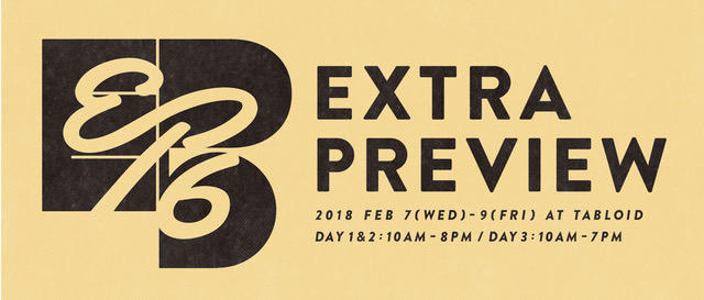  EXTRA PREVIEW #16　出展のお知らせ